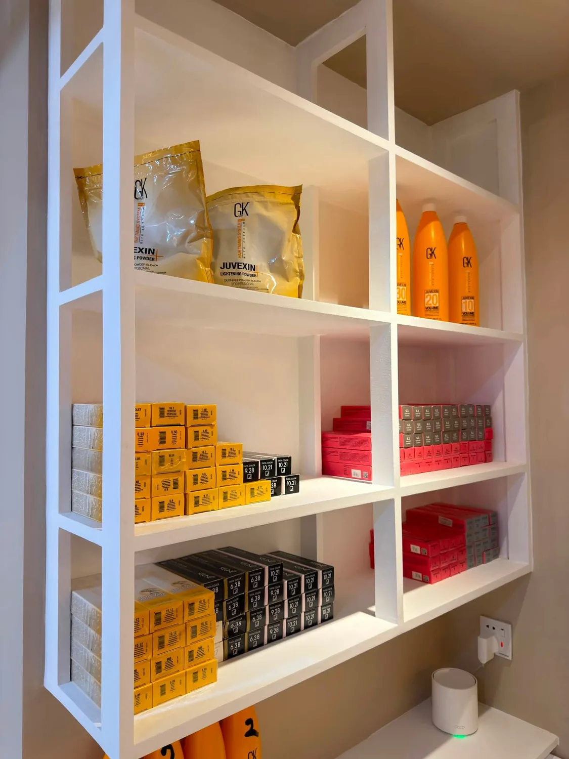 Authentic professional hair and beauty products at Amber Studio